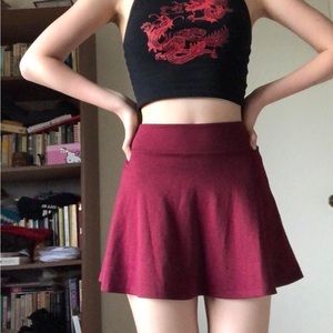 Women’s Red Full Tilt Mini Skirt Small